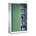 CP, C+P Werkstatt-Schiebetürenschrank mit 8 Fachböden, HxBxT 1.950 x 1.600 x 500 mm, Trennwand