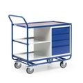 Werkstattwagen, Schubladenschrank, 3 Ablagen, TK 300 kg