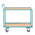 Ameise®- Tischwagen Ameise®, hochstehender Bügel, 2 Etagen à 850 x 500 mm