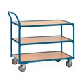 Tischwagen mit 3 Etagen, 850 x 500 mm