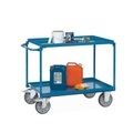 Fetra 4822 Tischwagen Stahl pulverbeschichtet Traglast (max.): 400 kg Brillantblau (RAL 5007)