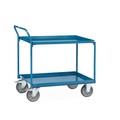 Fetra 4920 Tischwagen Stahl pulverbeschichtet Traglast (max.): 400 kg Brillantblau (RAL 5007)