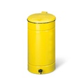Tret-Abfallsammler Euro-Pedal, 60 Liter, Korpus gelb Deckel gelb