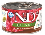 Farmina Canine Adult Skin&Coat Hirsch, Quinoa, Kokosnuss & Kurkuma (140g)