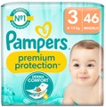 Pampers, Pampers Premium Protection Gr3 6-10kg Midi Sparpack (46 Stück)