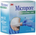 3M Micropore, 3M Micropore Vliespflaster ohne Display 25mmx5m weiss (1 Stk)