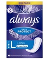 Always, Always Slipeinlagen Daily Protect Long ohne Duft Big Pack (48 Stk)