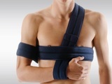 OMNIMED Ortho Omo Gilchrist Schulterfix blau (1 Stück)