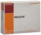 MELOLIN Wundkompressen 10x10cm steril (10 Stück)