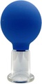 Nine Needles, Nine Needles Schröpfglas mit Ball, blau, Ø 5.5cm (1 Stk)