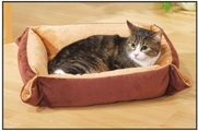 swisspet, SwissPet Soft Katzenbett Pfote dunkelbraun/braun 60x50cm