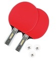 Cornilleau - Tischtennis-Schläger SPORT PACK DUO - rot/schwarz - 15/25.5 cm