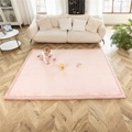 Hakuna Matte Samtmatte-Spielmatte für Baby 200 x 150 cm, Rosa