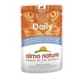 Almo Nature Daily Menu Pouch 6 x 70 g - Kabeljau und Shrimps