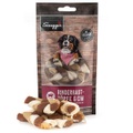 QUALIDOG Twister Büffelhaut mit Fleisch S 5 Stück