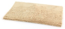 Teppichvorlage Chenille 100x70x2.5cm Hunde Kissen