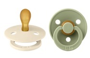 BIBS® Schnuller Colour Symmetrischer Sauger Sage & Ivory 0-6 Monate, 2 Stk.