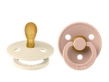 BIBS® Schnuller Colour Symmetrischer Sauger Ivory & Blush 6-18 Monate, 2 Stk.