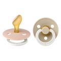 Bibs Anatomisch geformter Sauger Glow Vanille - Blush 6-18 Monate