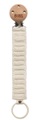 BIBS® Schnullerkette geflochten Ivory