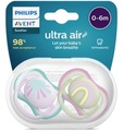 Philips Avent Ultra Air Schnuller Sonne - Regenbogen Mädchen 0-6 Monate