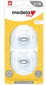 Medela Baby Schnuller Soft Silicone Boy 6-18 Monate (2 Stk)