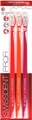 SWISSDENT PROFI Whitening Zahnbürsten-Trio Soft Rot/Orange/Pink (1 Stk)