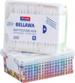 BELLAWA Wattestäbchen Dekobox (200 Stück)