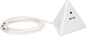 Energy Pyramide weiss mit Soft Touch Oberfläche