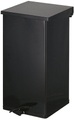 Tretabfallsammler Volumen 110 l, BxHxT 390 x 800 x 390 mm schwarz