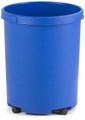 Papierkorb, Kunststoff Volumen 50 l, HxØ 490 x 430 mm blau
