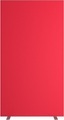 Trennwand easyScreen einfarbig rot, Breite 940 mm