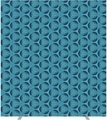 Trennwand easyScreen mit Fotomotiv Modell Mosaik blau, Breite 1600 mm