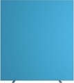 Trennwand easyScreen einfarbig blau, Breite 1600 mm