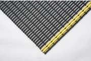 Industriematte, rutschhemmend 10-m-Rolle schwarz-gelb, Breite 1200 mm