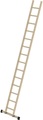 Holz-Anlegeleiter mit Sprossen 14 Sprossen inkl. Traverse