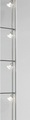 Niedervolt-Beleuchtung für LINK-Vitrine 5 x 20 Watt