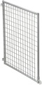 Gittertrennwand für EUR-Gitterbox, hohe Bauform steingrau RAL 7030