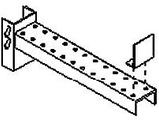 undefined, Kragarm für Langgut- und Fachbodenlagerung Bauart mittelschwer Nutztiefe 400 mm, grün