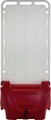 Mobile Universal-Stellwand mit Deckel, Dichtung, Verschlussriegel rot