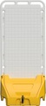Mobile Universal-Stellwand mit Deckel, Dichtung, Verschlussriegel gelb, ab 5 Stk