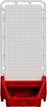 Mobile Universal-Stellwand ohne Deckel rot, ab 3 Stk