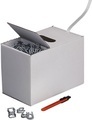 undefined, Umreifungs-Set bestehend aus Kraftband, Metallklammern, Packmesser Bandbreite 13 mm, Bandlänge 250 m