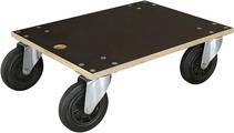 Transportroller aus Filmsiebdruckplatte rechteckig, mit FSC®-Zertifizierung LxBxH 780 x 590 x 265 mm, Tragfähigkeit 750 kg