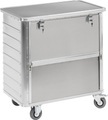 Alu-Kastenwagen, absenkbare Seitenwand mit Deckel, abschließbar Volumen 355 l