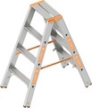 Stufen-Stehleiter beidseitig begehbar 2 x 4 Stufen