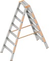 Stufen-Stehleiter beidseitig begehbar 2 x 7 Stufen