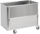 Alu-Kastenwagen, absenkbare Seitenwand ohne Deckel Volumen 650 l