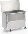 Alu-Kastenwagen, absenkbare Seitenwand mit Deckel Volumen 650 l