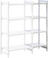 Kunststoff-Steckregalsystem Premium Fachboden-BxT 600 x 600 mm Anbauregal, Breite 635 mm, Boden glatt